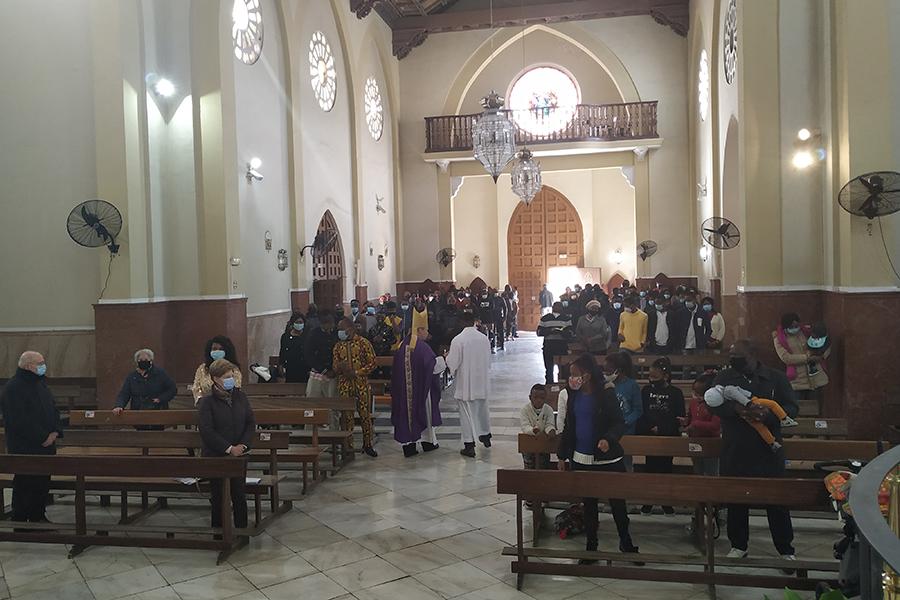 Visita Pastoral del Obispo de Málaga a la parroquia Cristo Rey