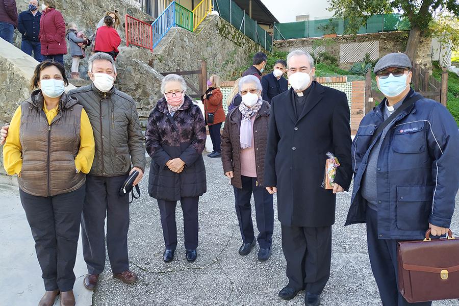 Visita Pastoral del Obispo de Málaga a la parroquia San Isidoro (Los Gámez)