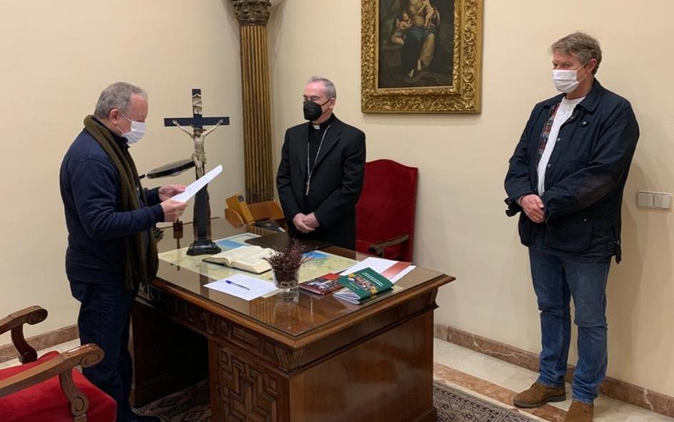 El nuevo delegado de Pastoral Penitenciaria hace juramento