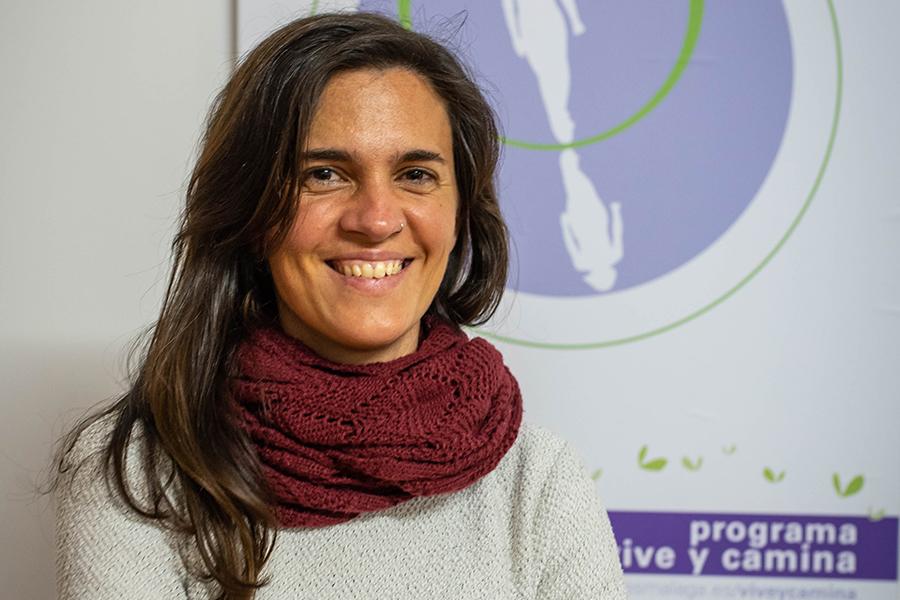 Elena Moreno, trabajadora social del Proyecto Vive y Camina de las Adoratrices de Málaga // D. GARCÍA