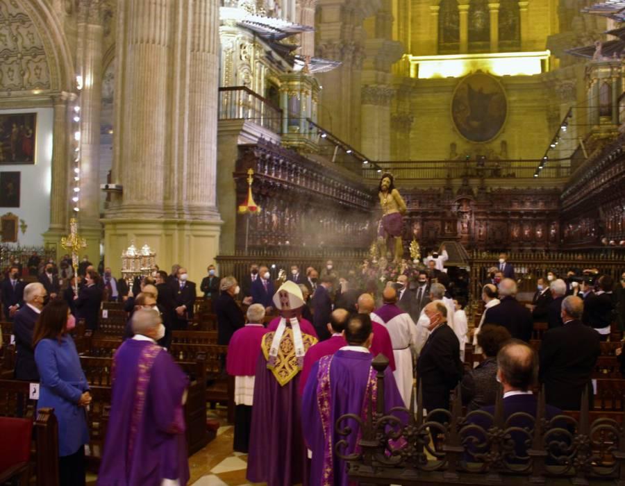 Vía Crucis de la Agrupación de Cofradías de Málaga en la Catedral