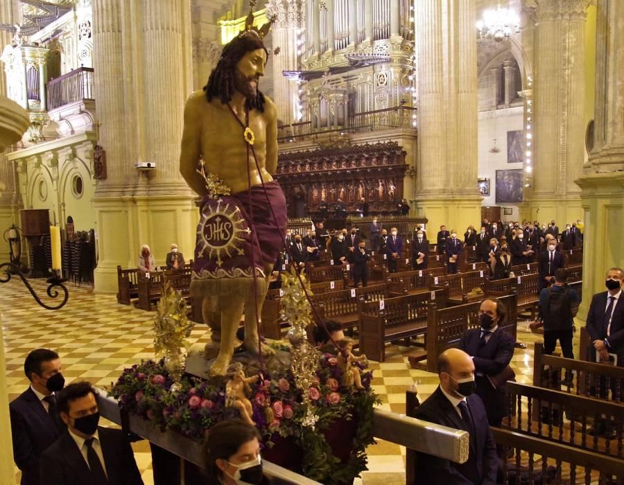 Vía Crucis de la Agrupación de Cofradías de Málaga en la Catedral