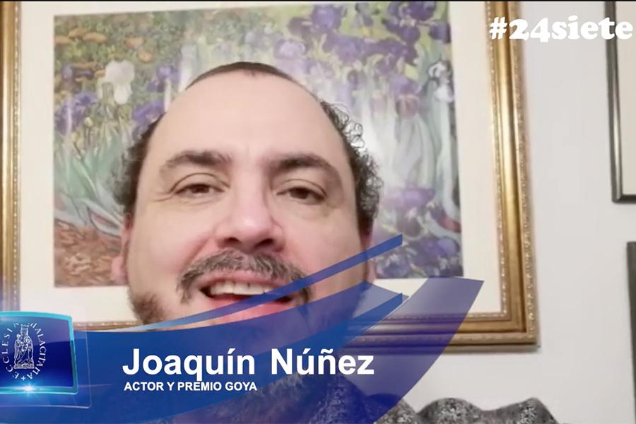Joaquín Núñez se une al reto #24SIETE por el Hogar San Carlos