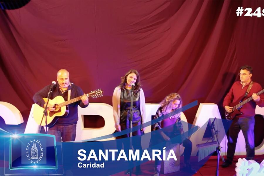 Santamaría se une al reto #24SIETE por el Hogar San Carlos