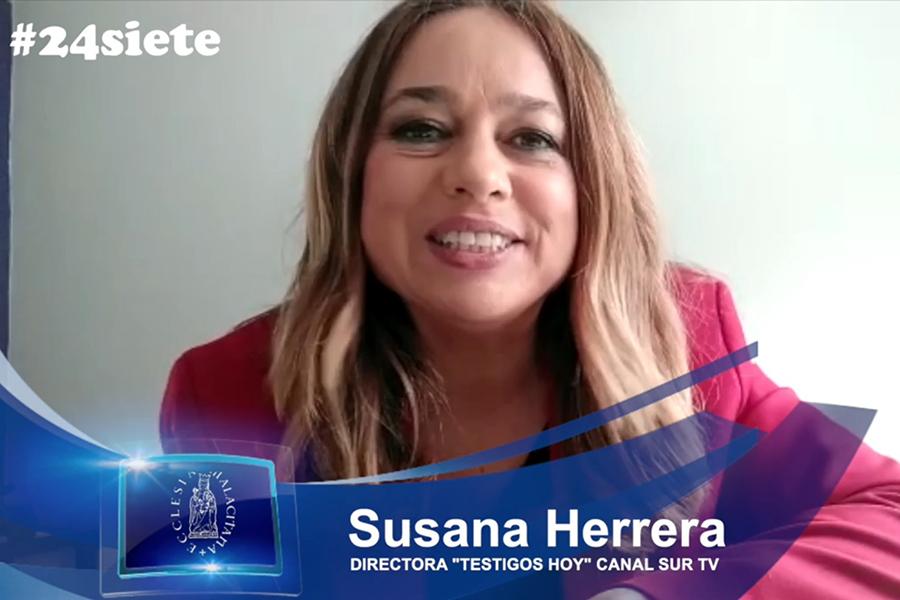 Susana Herrera se une al reto #24SIETE por el Hogar San Carlos