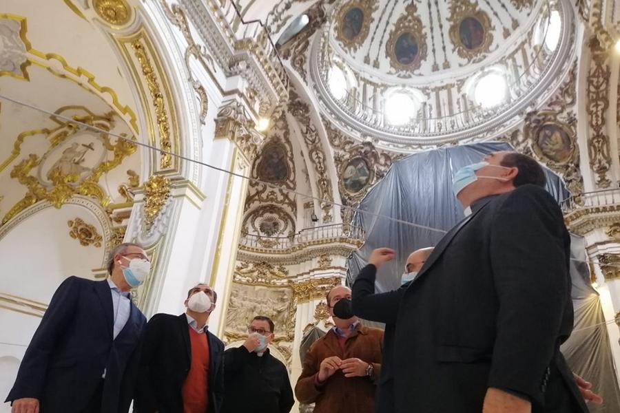 La Fundación Málaga apoya la restauración de las pinturas de Los Mártires