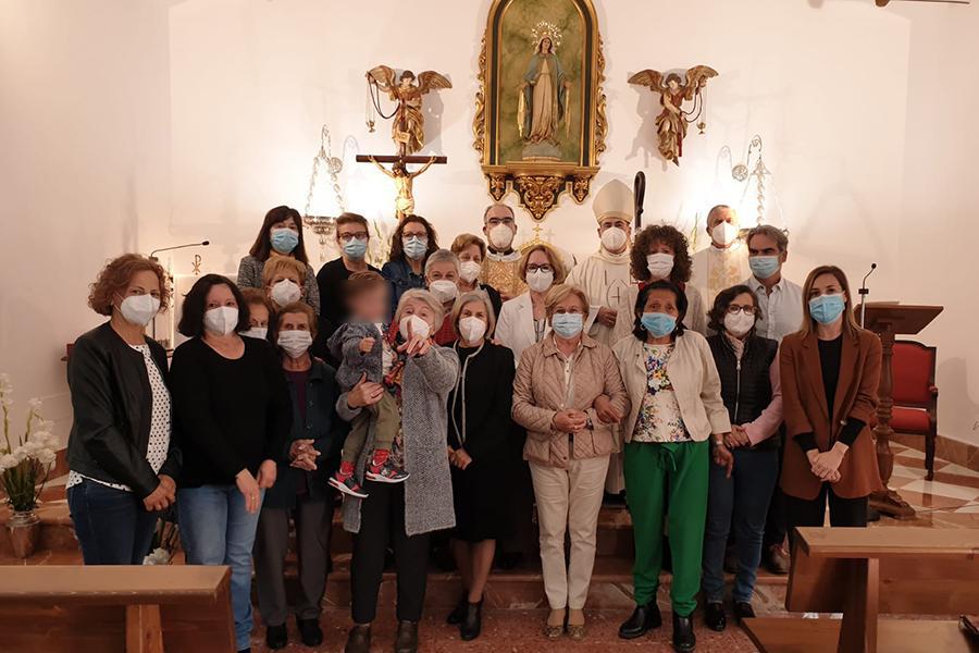 Benamargosa y Salto del Negro reciben al Sr. Obispo