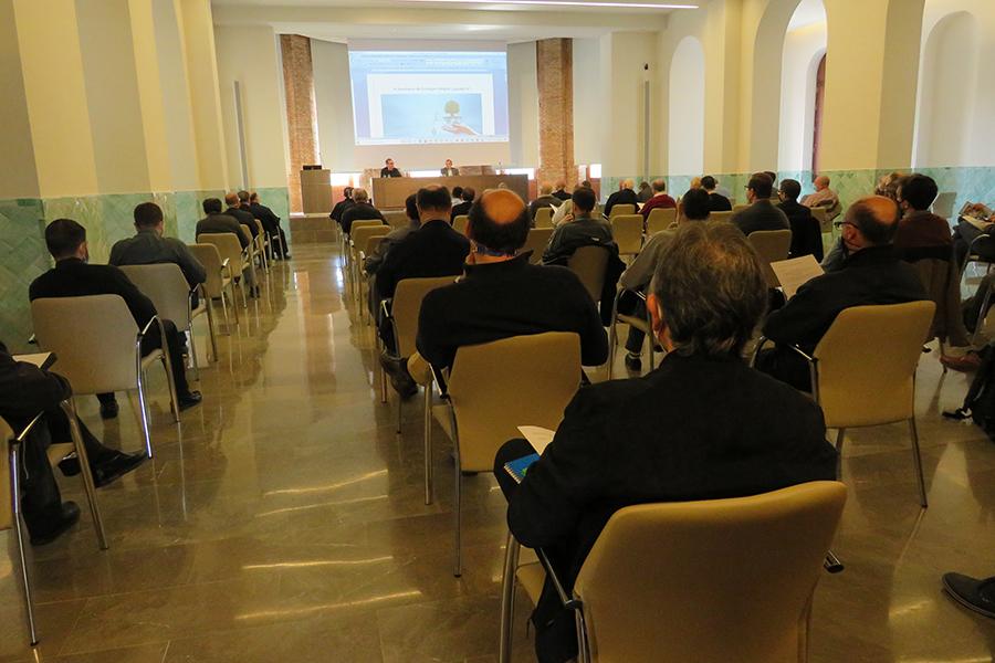 D. Ángel Galindo García, Vicario General de Segovia, en la Jornada de Formación para el Clero // E. LLAMAS