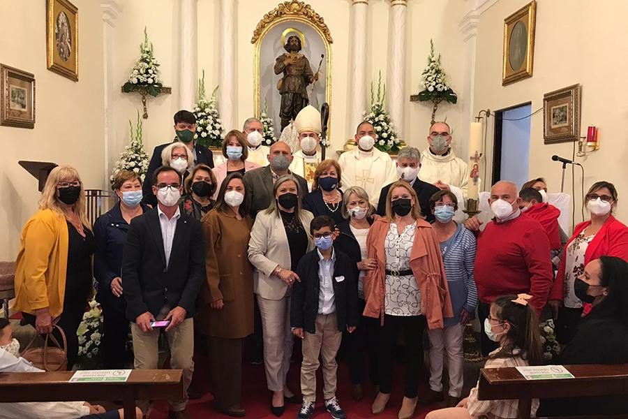 Daimalos, Arenas y Trapiche acogen al Sr. Obispo