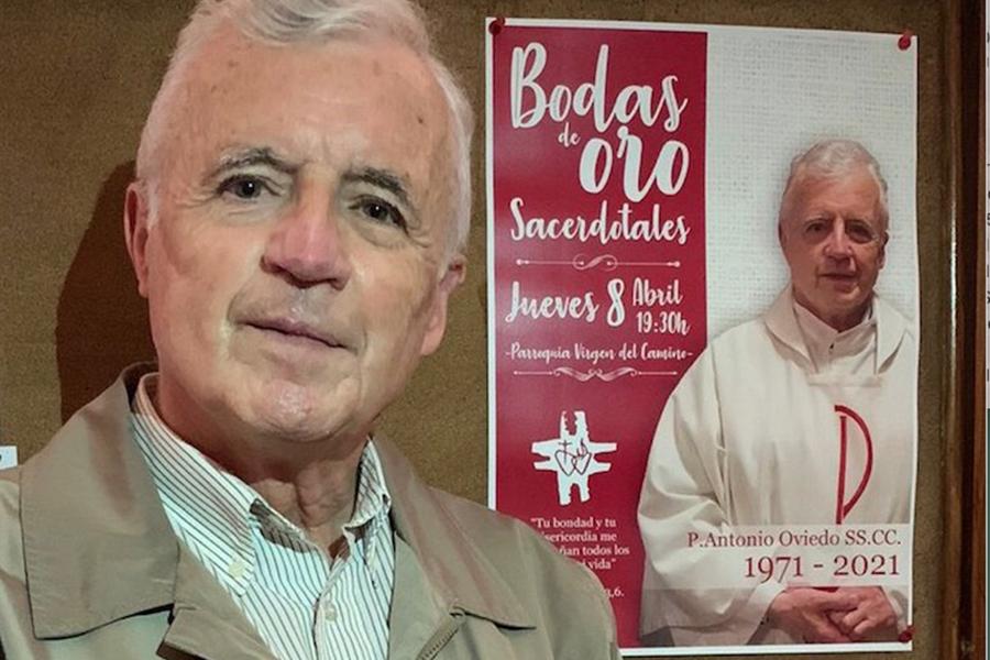 Antonio Oviedo SSCC: «Las bodas de oro son un estímulo para seguir avanzando»