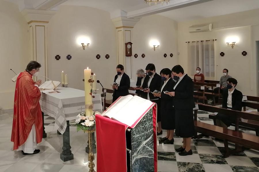 Celebración del Centenario de la fundación, en Málaga, de las Nazarenas