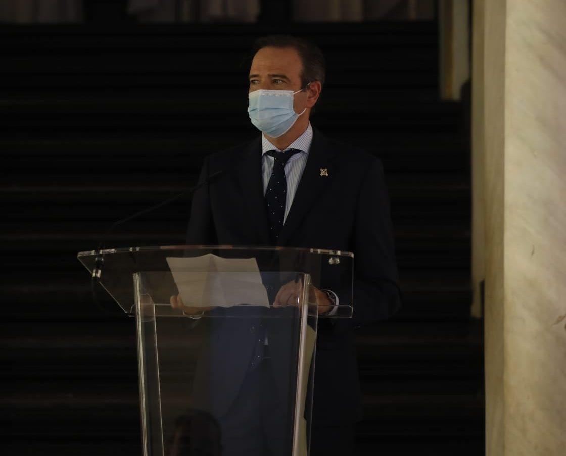 Pablo Atencia, presidente de la Agrupación de Cofradías de Semana Santa de Málaga