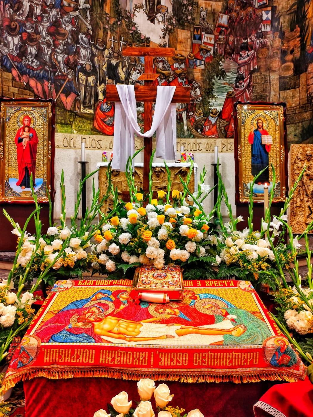 Los greco-católicos en Málaga celebran la Pascua