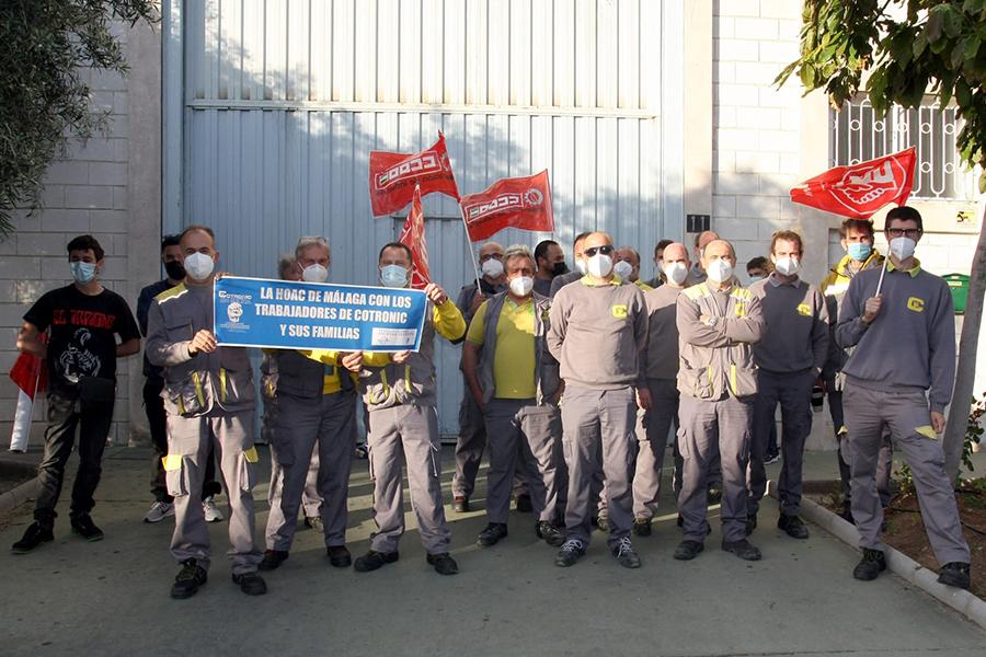 La HOAC se solidariza con la plantilla de Cotronic Málaga