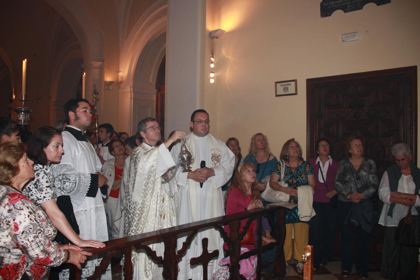 Celebración de la fiesta de Santa Rita en 2019