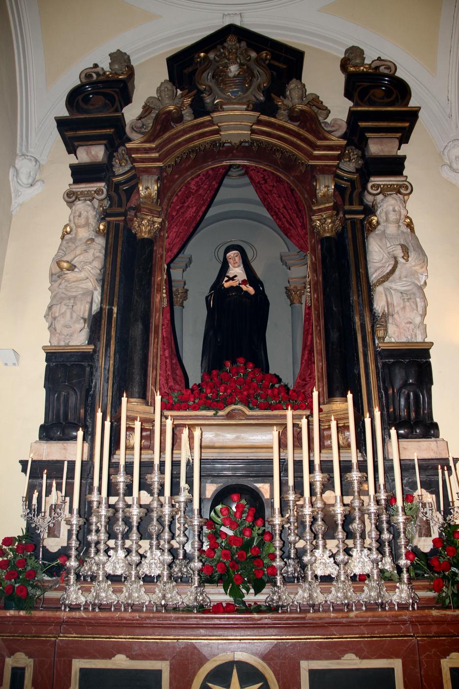 Celebración de la fiesta de Santa Rita en 2019