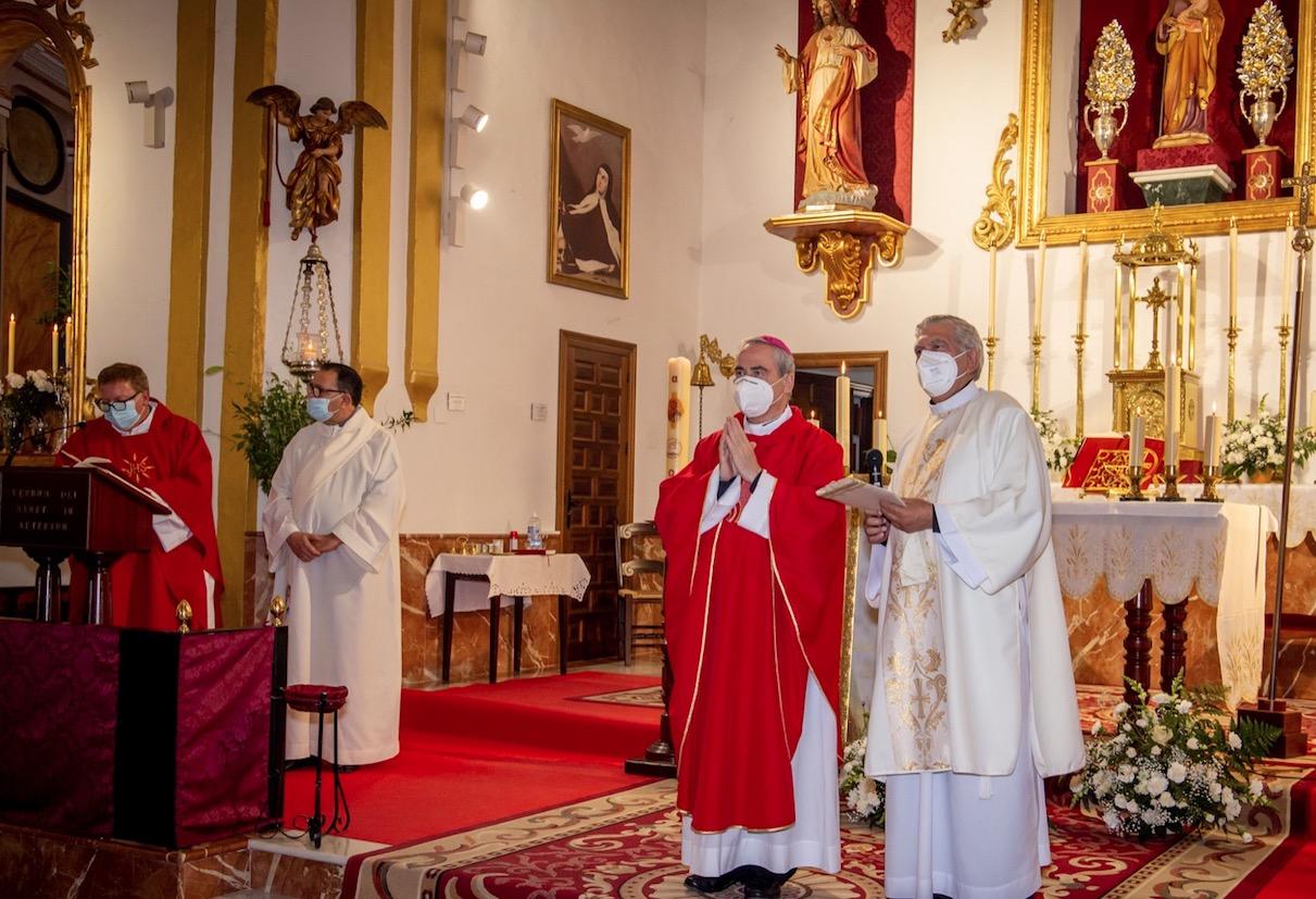 Visita Pastoral del Obispo de Málaga, D. Jesús Catalá, a Riogordo // M. RANEA