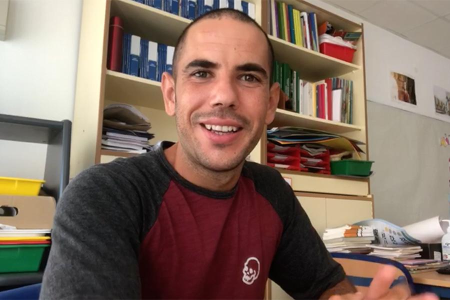 Manuel: «Mis alumnos se pueden descubrir en un espacio diferente»