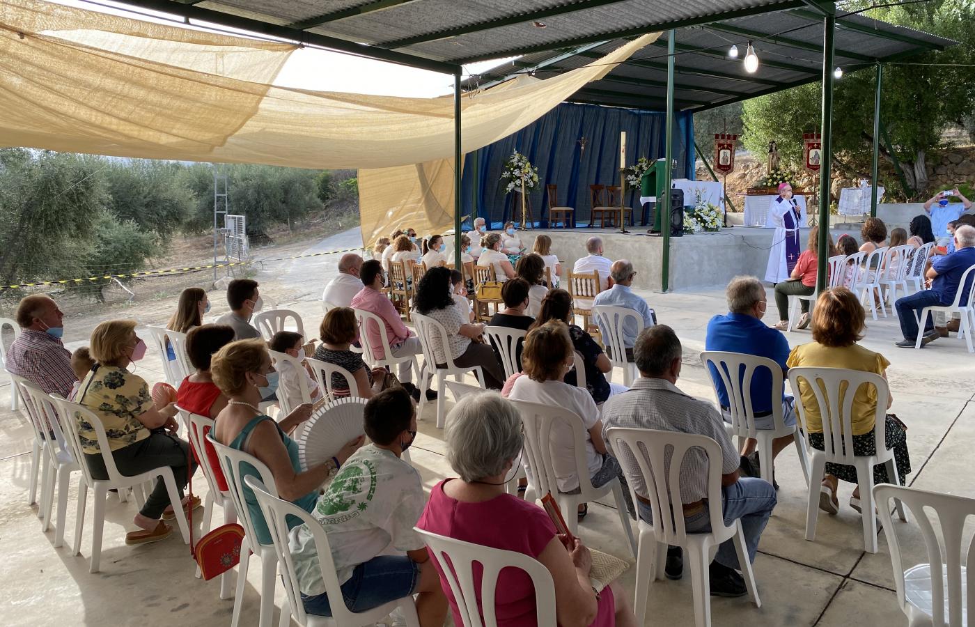Visita Pastoral de D. Jesús Catalá a las pedanías de Los Marines y El Regalón, en Periana