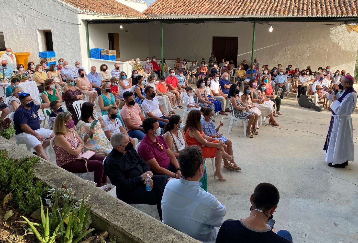 Visita Pastoral de D. Jesús Catalá a las pedanías de Los Marines y El Regalón, en Periana
