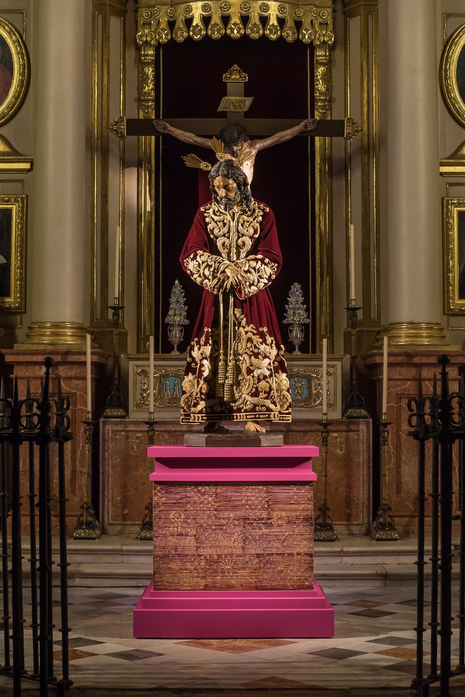 Exposición y veneración de imágenes El Verbo Encarnado. Nuestro Padre Jesús de la Puente del Cedrón. Capilla del Pilar.