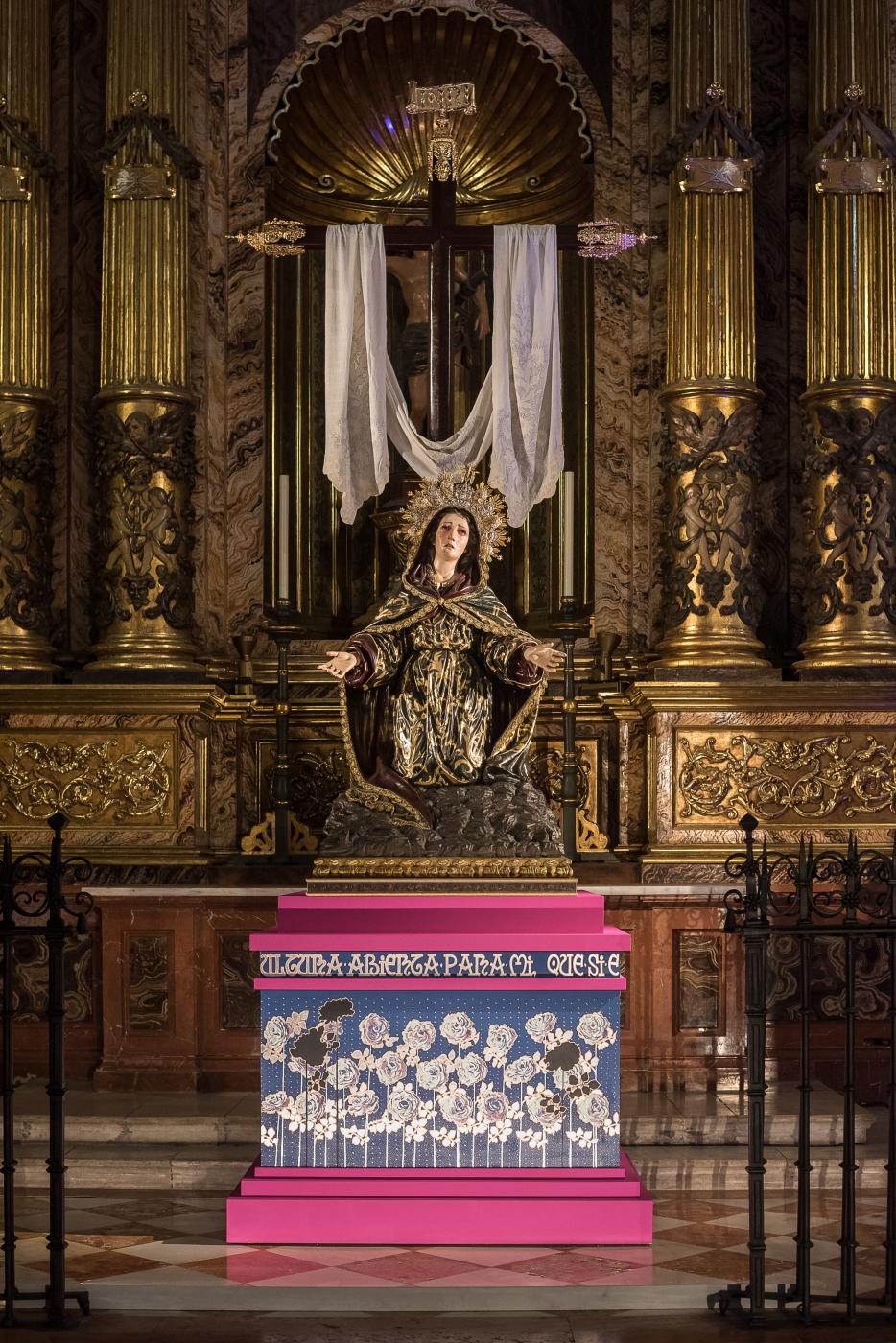 Exposición y veneración de imágenes El Verbo Encarnado. Nuestra Señora de la Soledad. Capilla de San Sebastián.