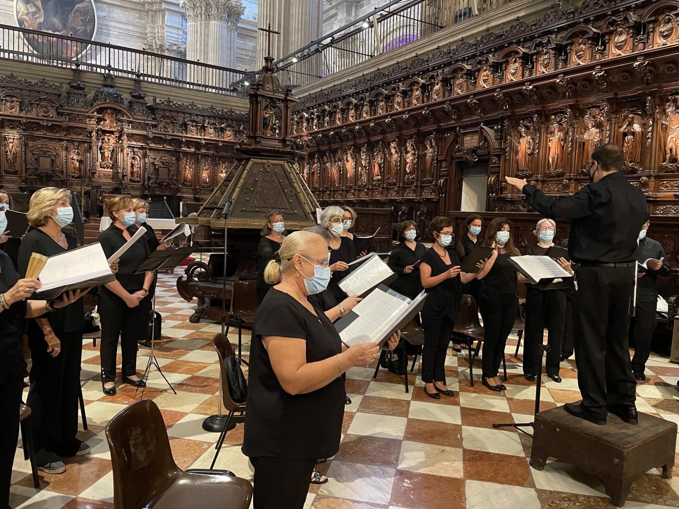 Celebración de la apertura de la fase sinodal diocesana en la Catedral de Málaga // E. LLAMAS