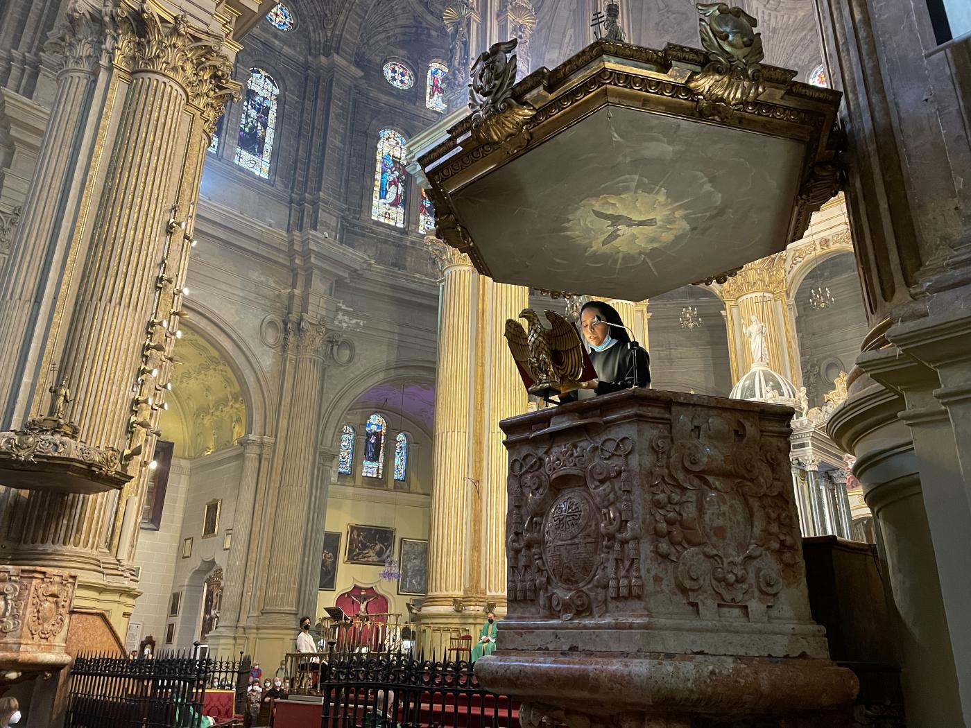 Celebración de la apertura de la fase sinodal diocesana en la Catedral de Málaga // E. LLAMAS