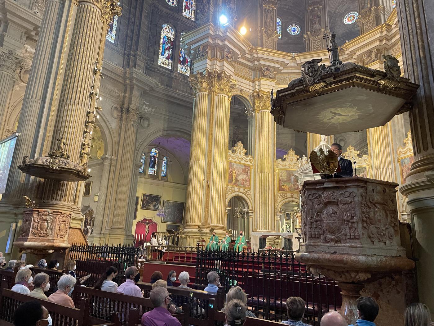 Celebración de la apertura de la fase sinodal diocesana en la Catedral de Málaga // E. LLAMAS