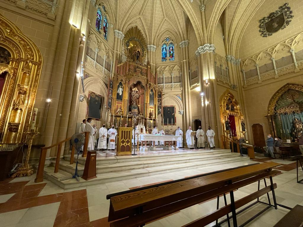 La iglesia del Sagrado Corazón de Jesús de Málaga acoge la fiesta de su titular