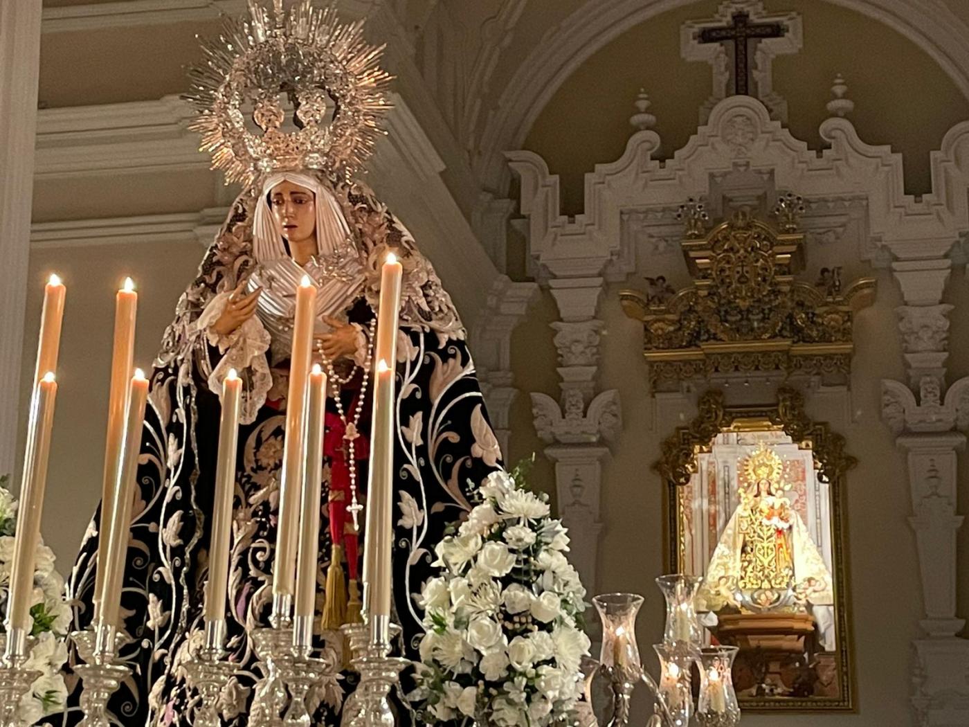 Virgen del Gran Poder (Misericordia), en rosario de la aurora