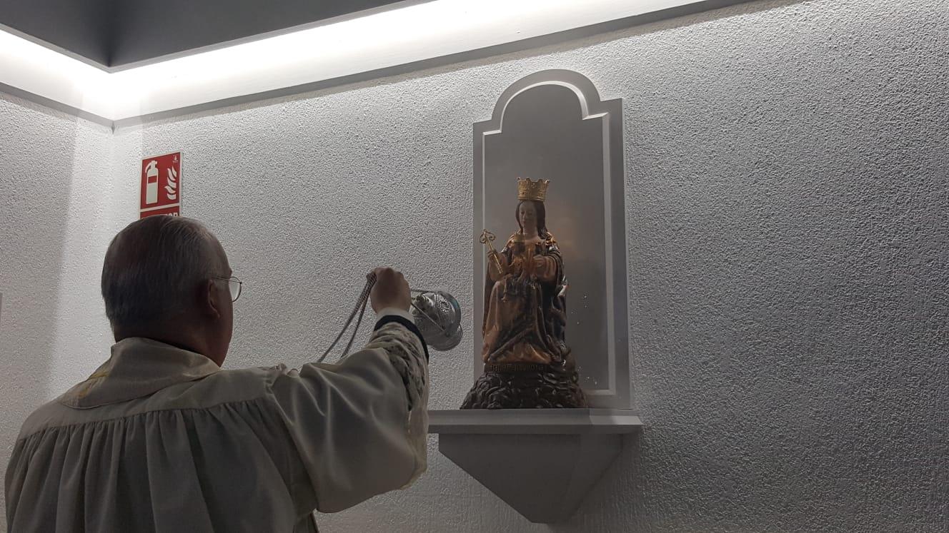 La imagen de la patrona, más presente en Parcemasa