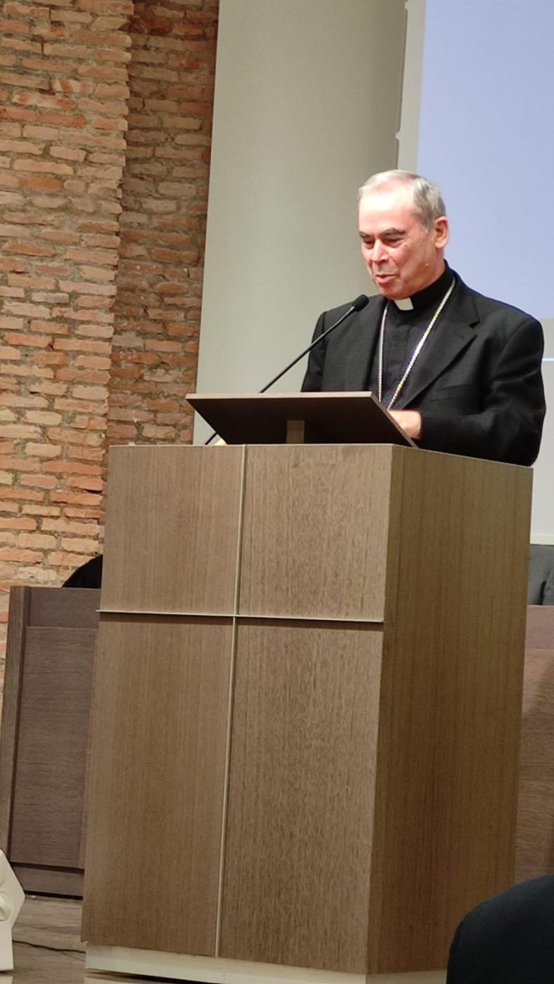 El Obispo de Málaga, don Jesús Catalá, en el la apertura del Sínodo de la Iglesia Evangélica