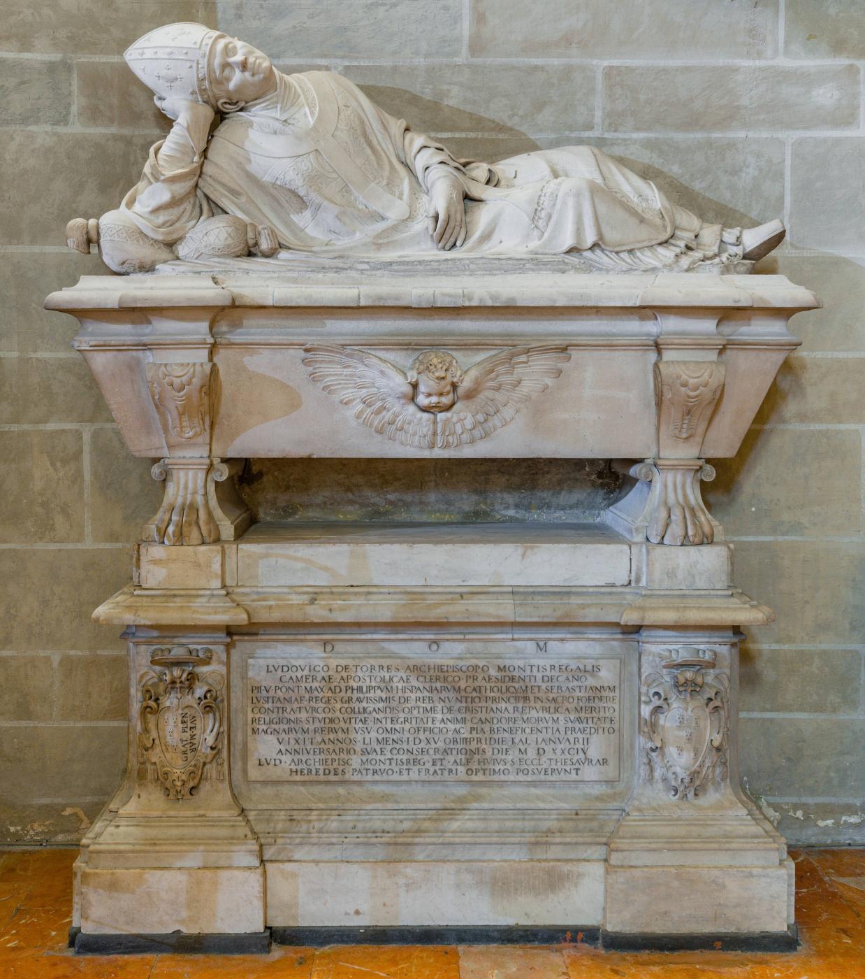 Estatua Sepulcral de Luis de Torres II, arzobispo de Monreale