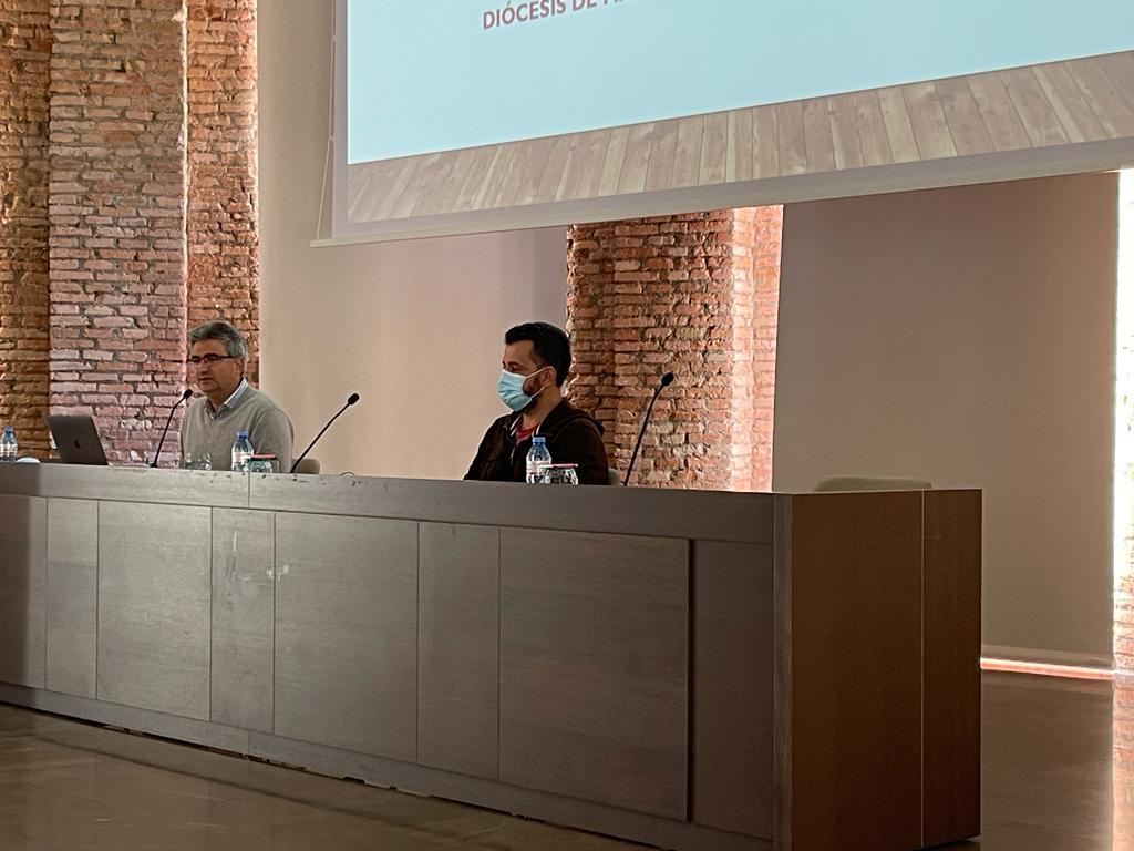 Patricio Fuentes y José Ignacio Bermúdez durante la ponencia