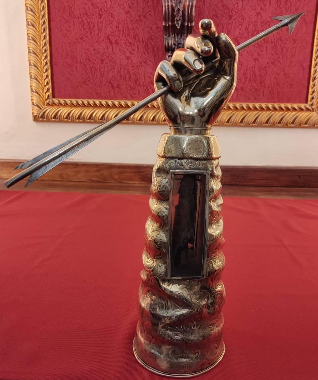 El relicario de san Sebastián en la Catedral de Málaga