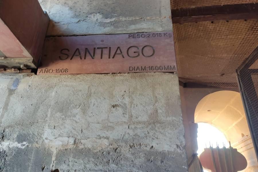 La campana de la Catedral de Málaga de nombre “Santiago” es la de volteo más grande de toda Europa