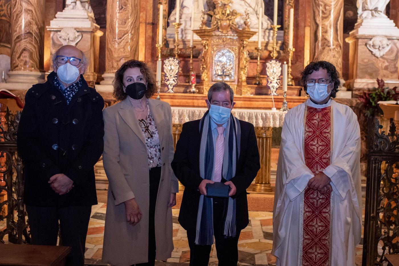 Celebración del patrón de los comunicadores y entrega del Premio Cardenal Herrera 2022 en la catedral de Málaga // D. MARTÍN
