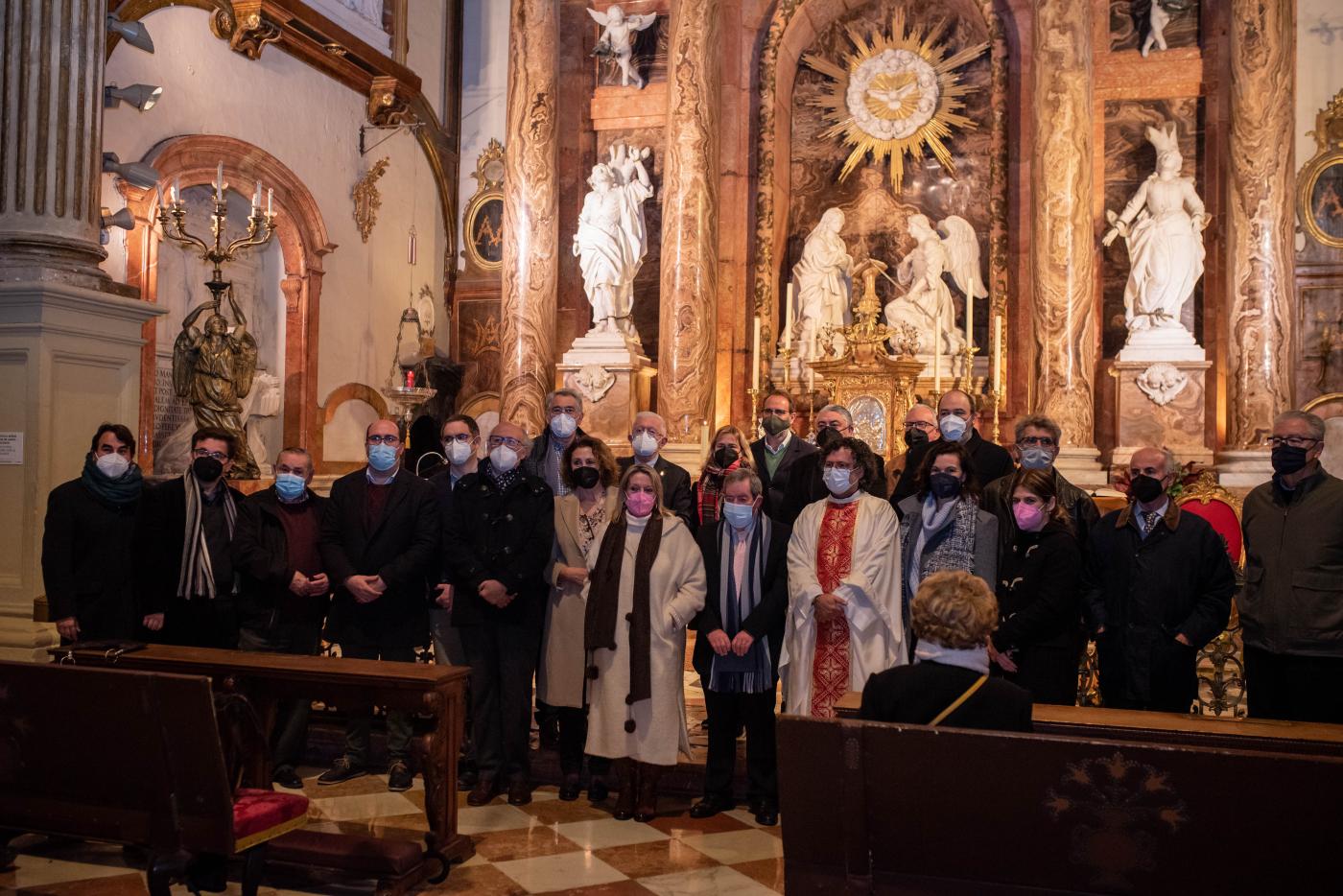 Celebración del patrón de los comunicadores y entrega del Premio Cardenal Herrera 2022 en la catedral de Málaga // D. MARTÍN