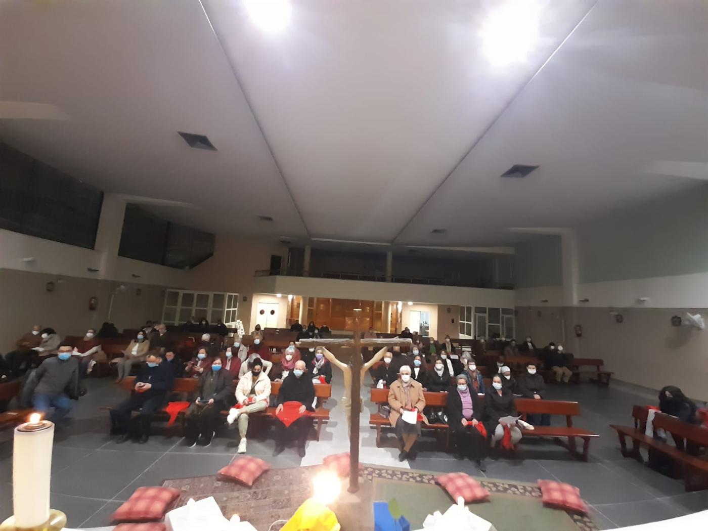 Igualeja, Benagalbón, Marbella, Cristo Rey, Santa Inés y Mijas-Costa se unen en oración por el fin de la guerra en Ucrania