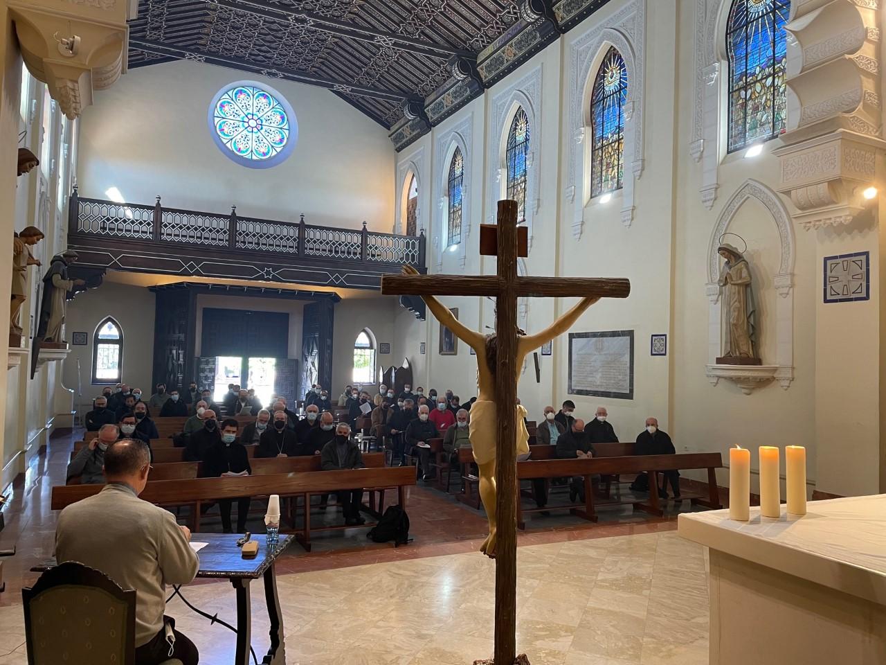 El clero celebra su retiro de Cuaresma