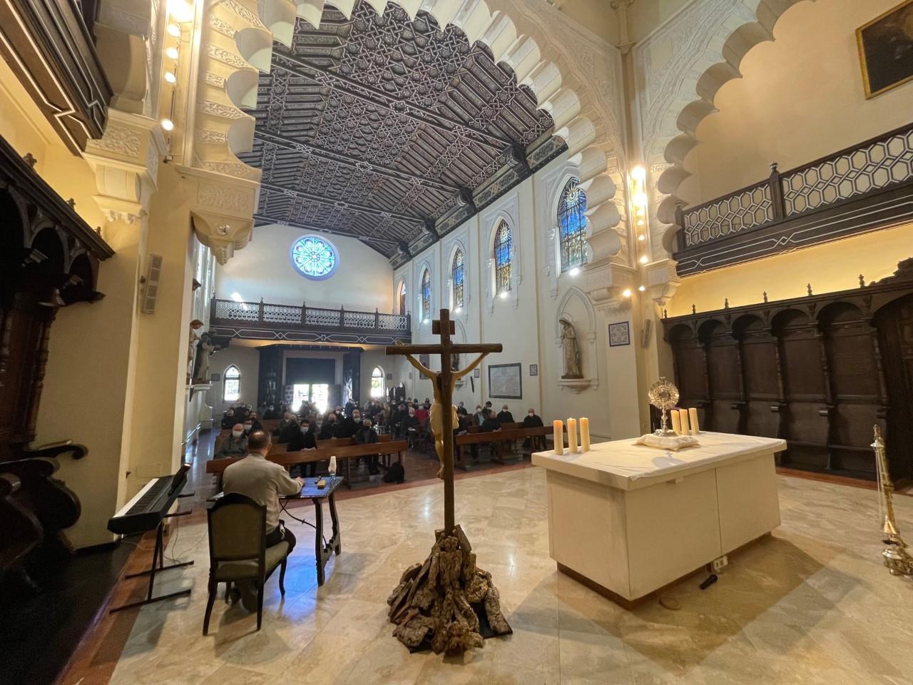 Retiro de Cuaresma para el Clero, en la Capilla del Buen Pastor del Seminario de Málaga // E. LLAMAS