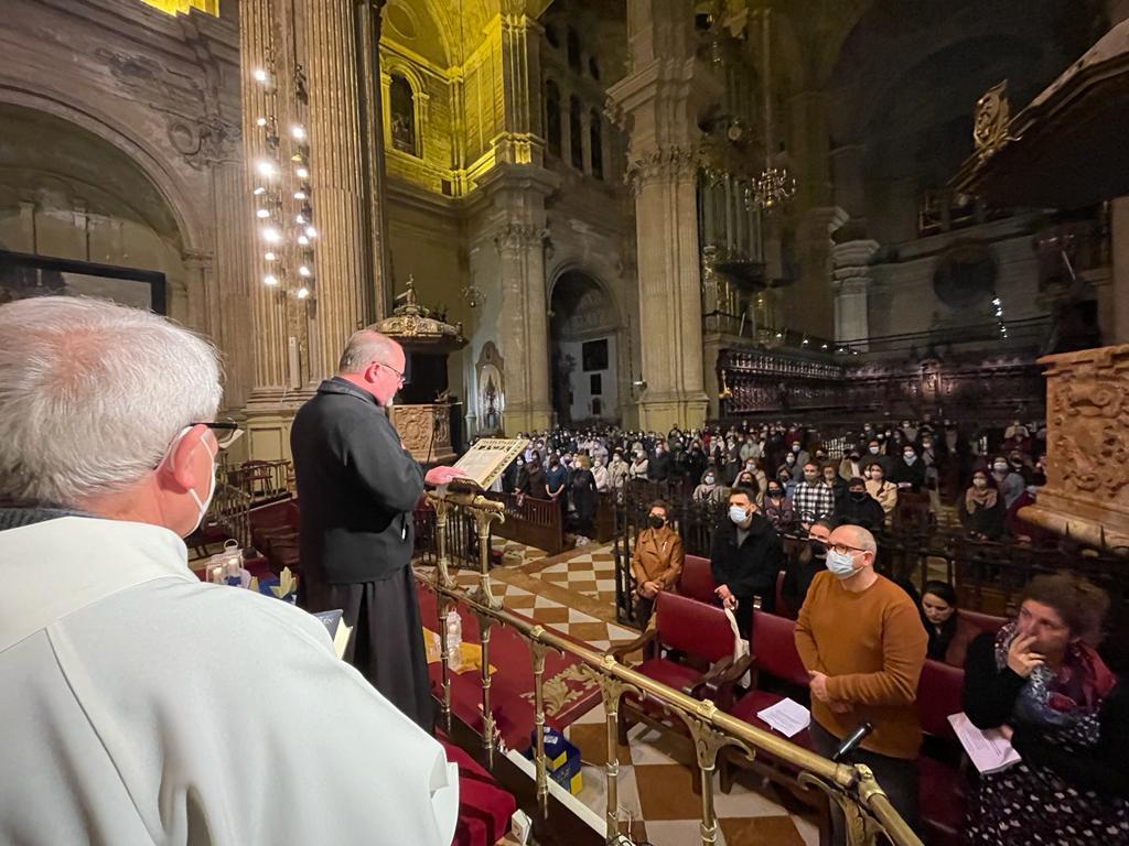 Oración Juntos por la Paz en la Catedral de Málaga