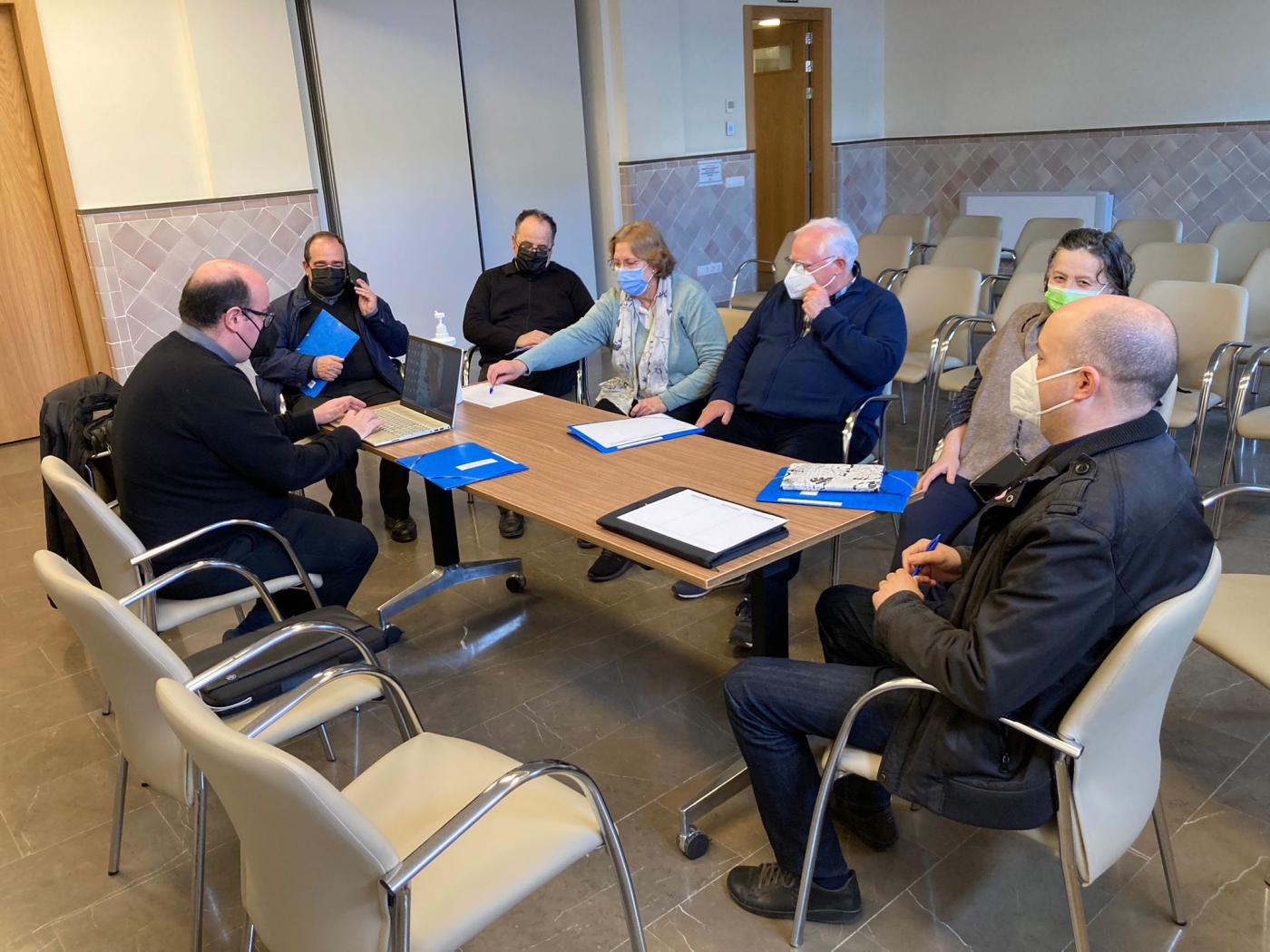 Trabajo en grupo en las Jornadas de delegados y responsables de Catecumenado celebradas en Málaga