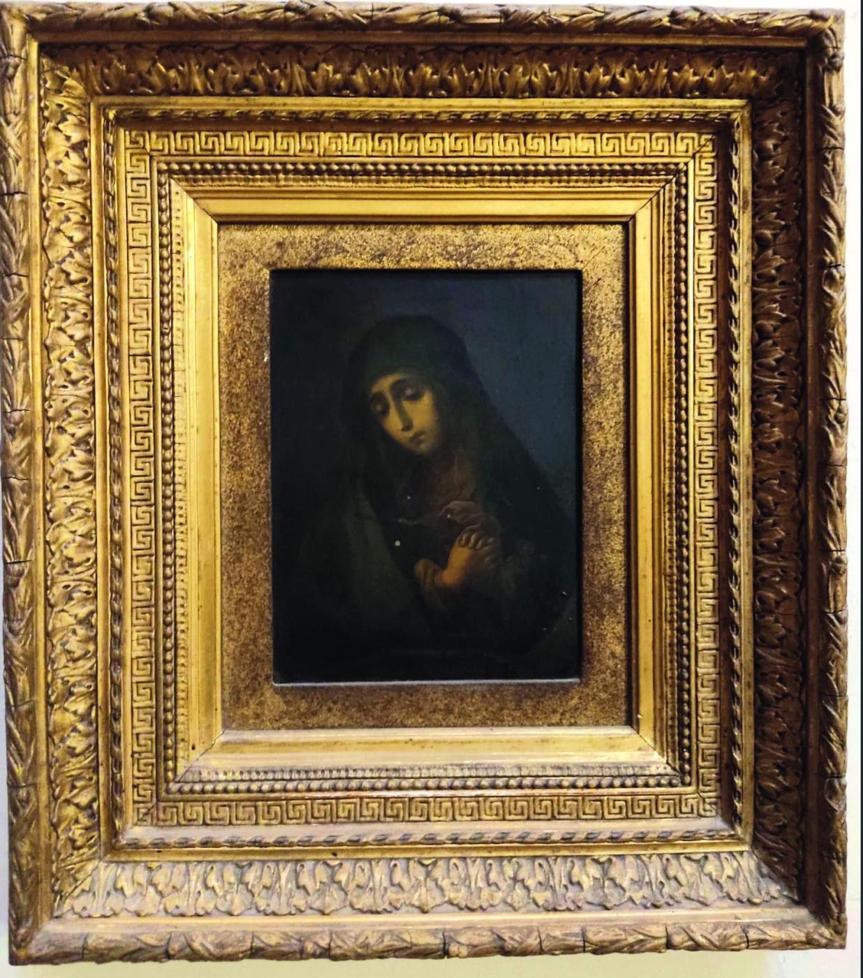 La Virgen de los Peligros, en la sacristía del templo mayor