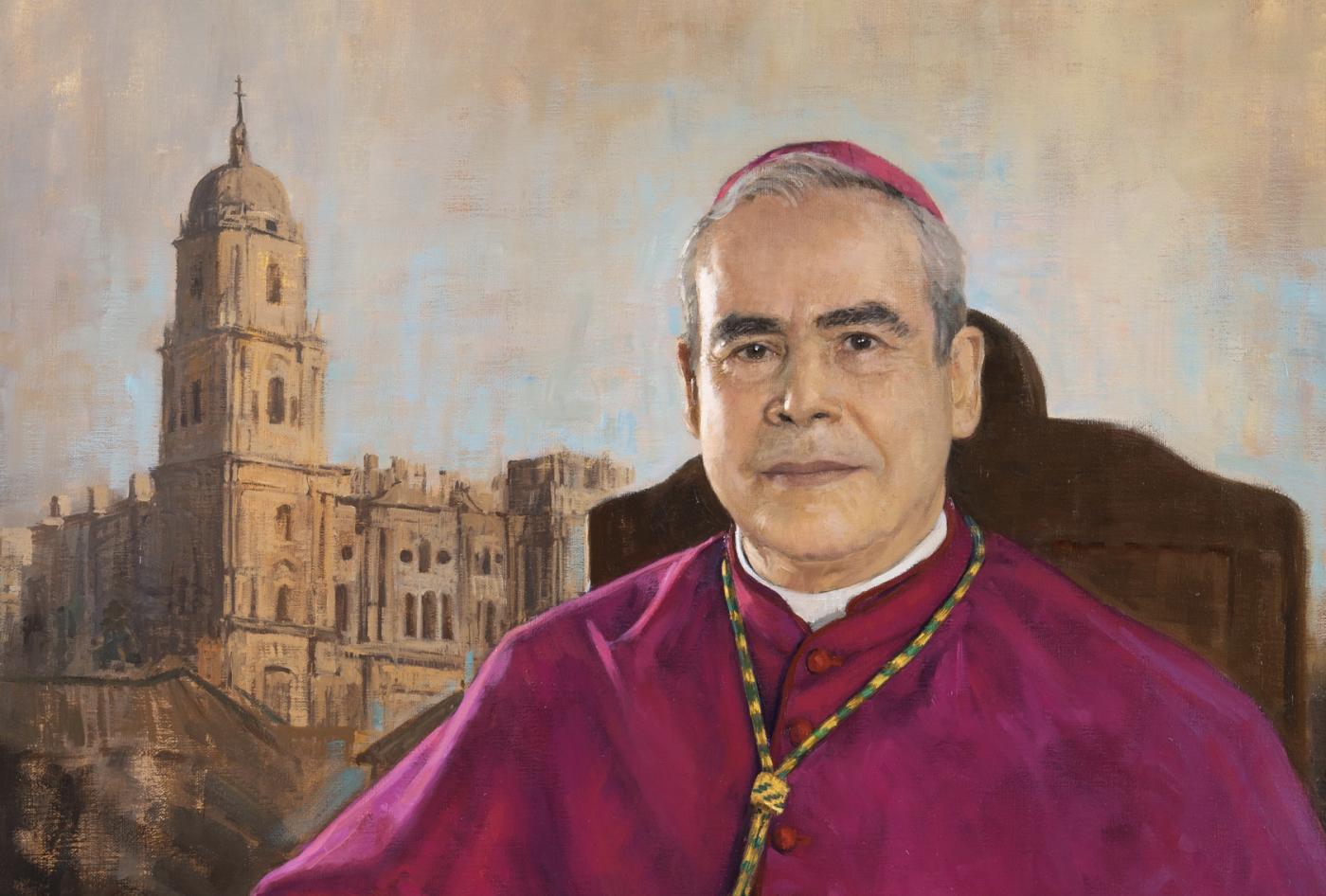 El obispo de Málaga, en los pinceles de Raúl Berzosa