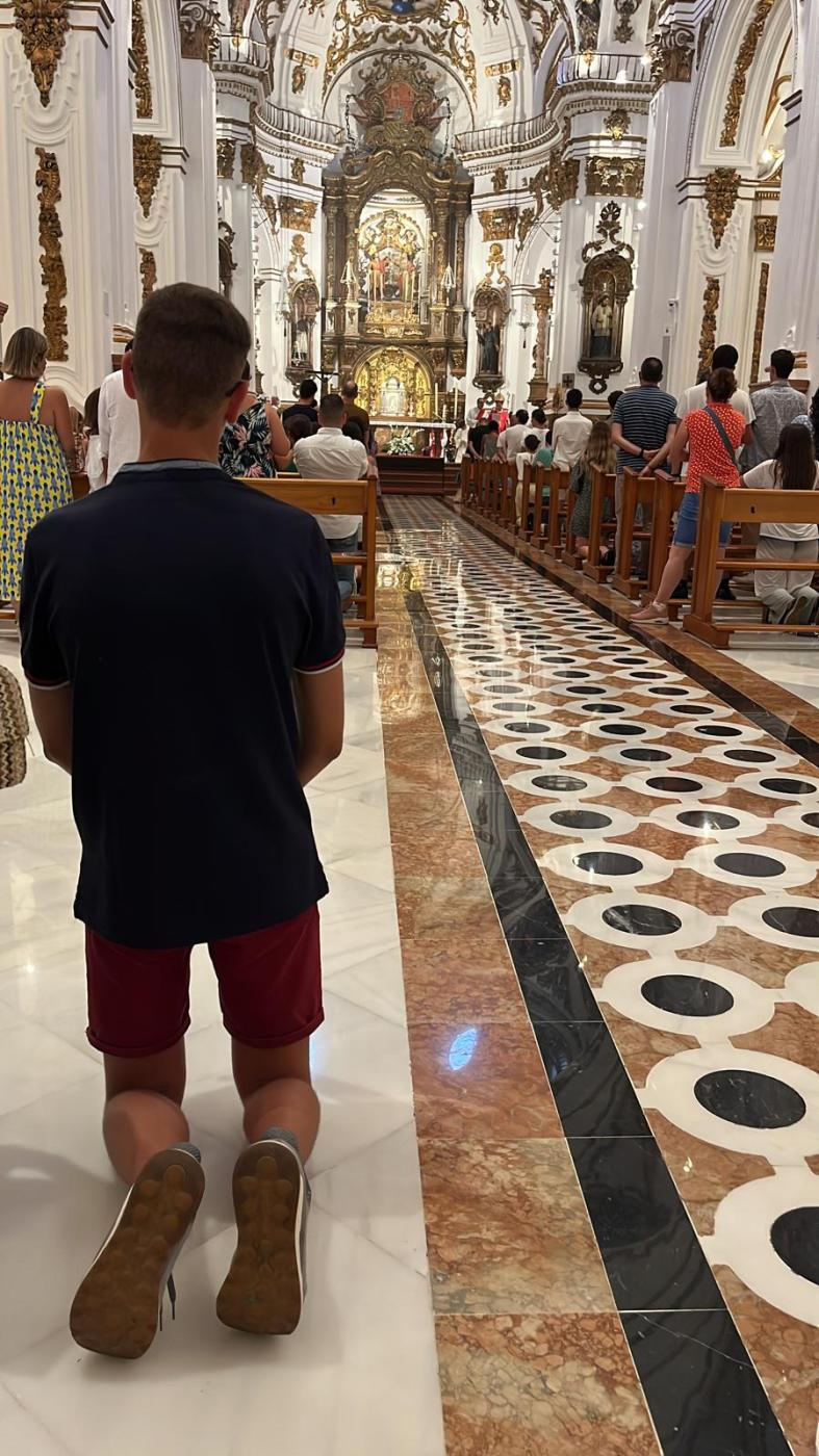 Envío de los jóvenes participantes malagueños a la Peregrinación Europea de Jóvenes en Santiago en agosto de 2022
