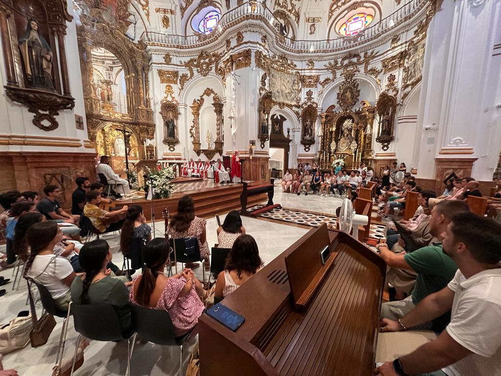 Envío de los jóvenes participantes malagueños a la Peregrinación Europea de Jóvenes en Santiago en agosto de 2022
