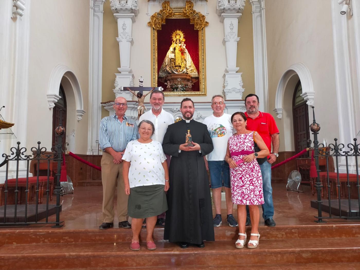 Con la hermandad del Carmen de Málaga (El Perchel)