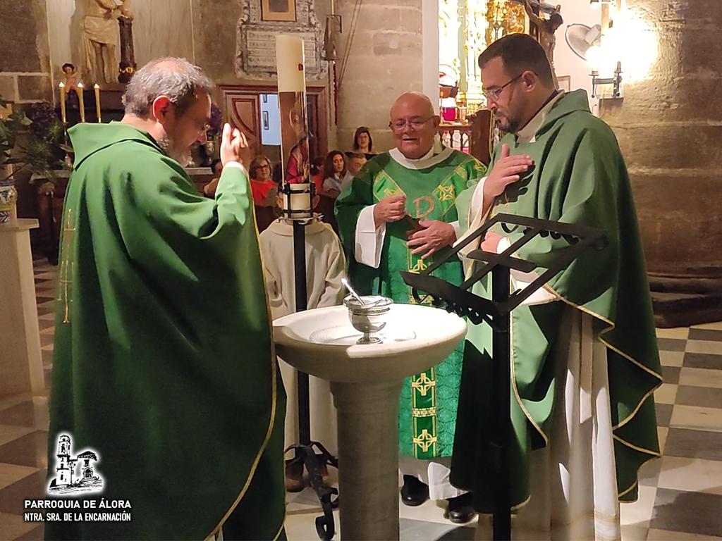Toma de posesión del nuevo párroco de Álora